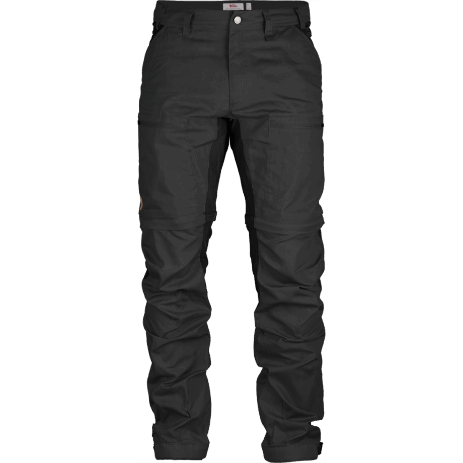 Abisko Lite Trekking Zip-Off Trousers M Regular Hot New - Fjällräven Dark Grey/Black
