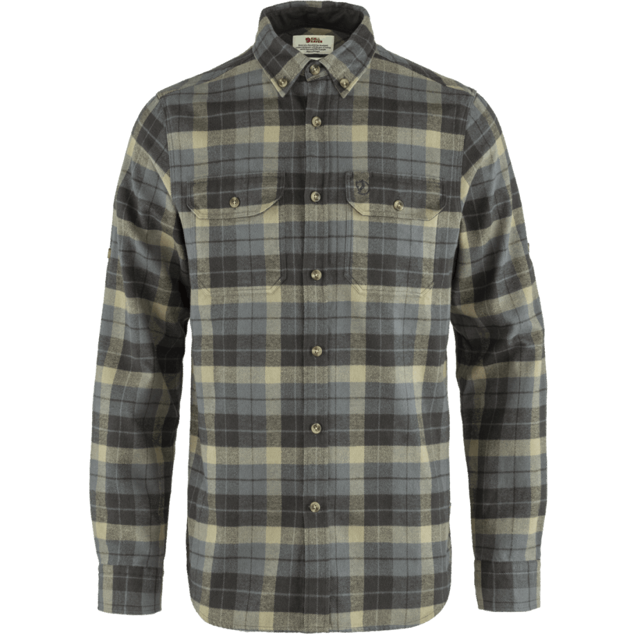 Hot New - Fjällräven Super Grey/Stone Grey Singi Heavy Flannel Shirt M