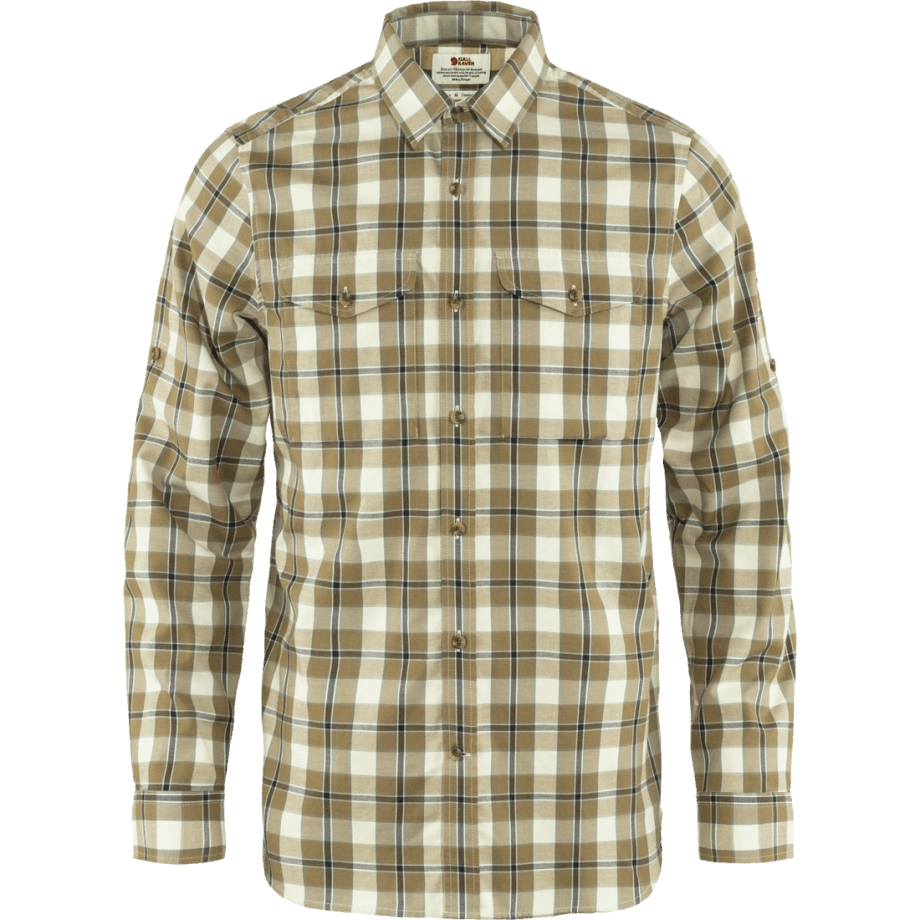 Hot New - Fjällräven Singi Flannel Shirt Ls M Buckwheat Brown-Patina Green