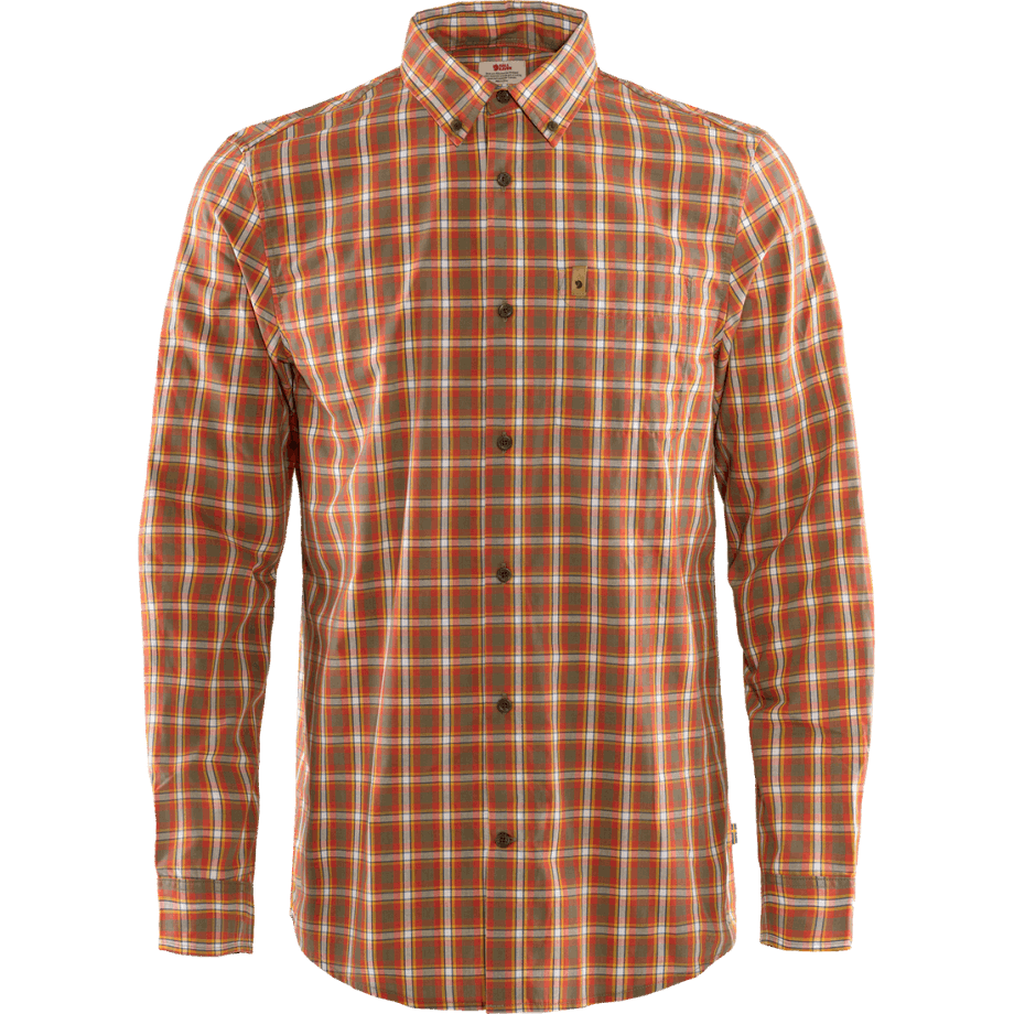 Övik Shirt Ls M Light Olive Hot New - Fjällräven