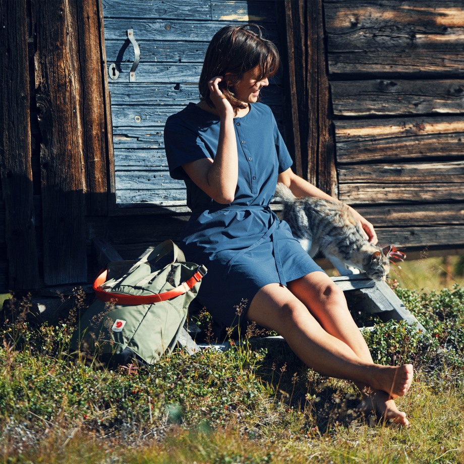 Övik Lite Dress W Black Hot New - Fjällräven