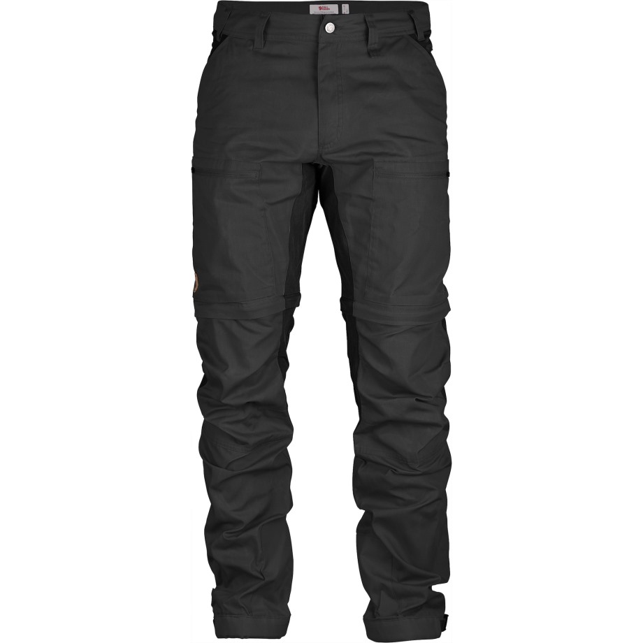 Hot New - Fjällräven Dark Grey-Black Abisko Lite Trekking Zip-Off M Reg