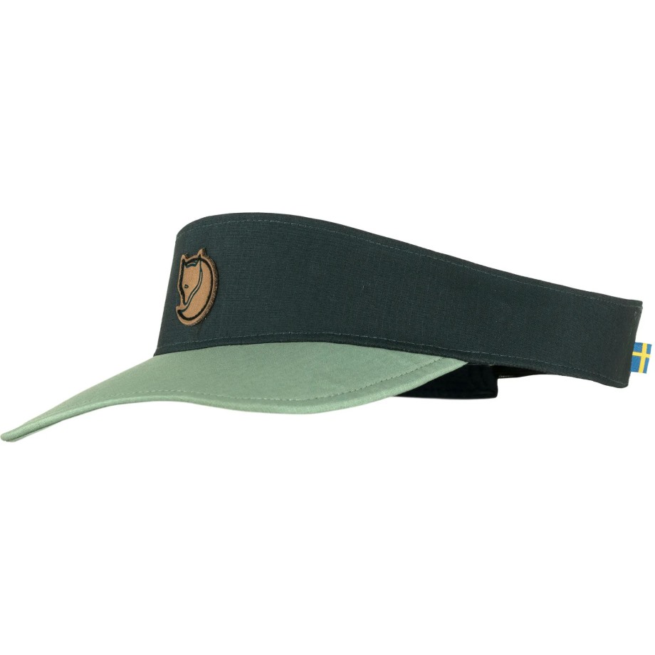 Dark Navy-Patina Green Hot New - Fjällräven Abisko Visor Cap