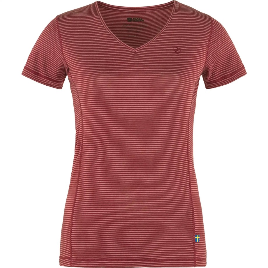 Pomegranate Red Hot New - Fjällräven Abisko Cool T-Shirt W