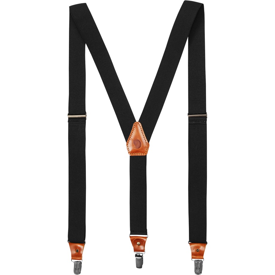 Dark Grey Singi Clip Suspenders Hot New - Fjällräven