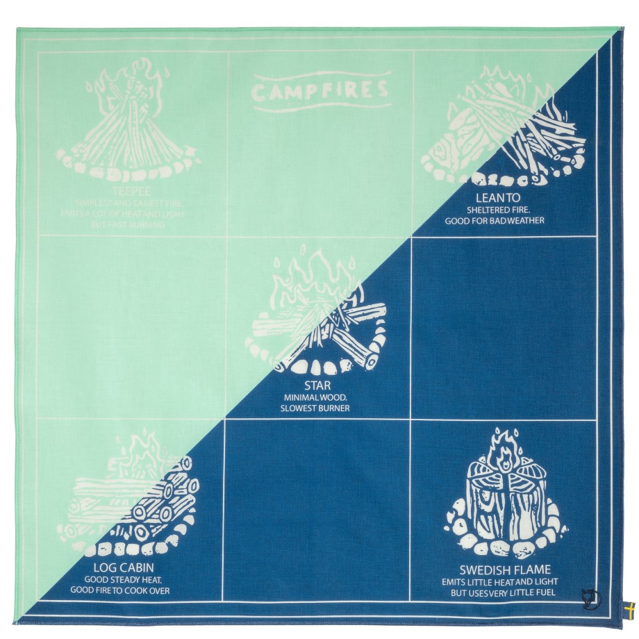 Campfire Bandana Coast Line-Sky Hot New - Fjällräven