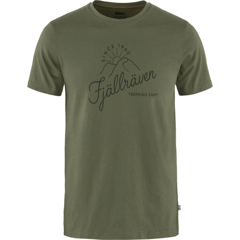 Sunrise T-Shirt M Hot New - Fjällräven Laurel Green