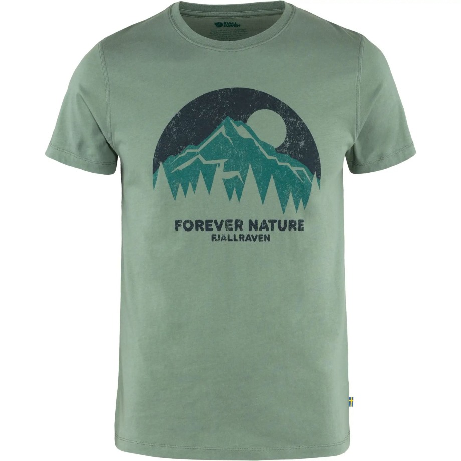 Patina Green Hot New - Fjällräven Nature T-Shirt M