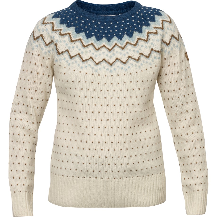 Glacier Green Övik Knit Sweater W Hot New - Fjällräven