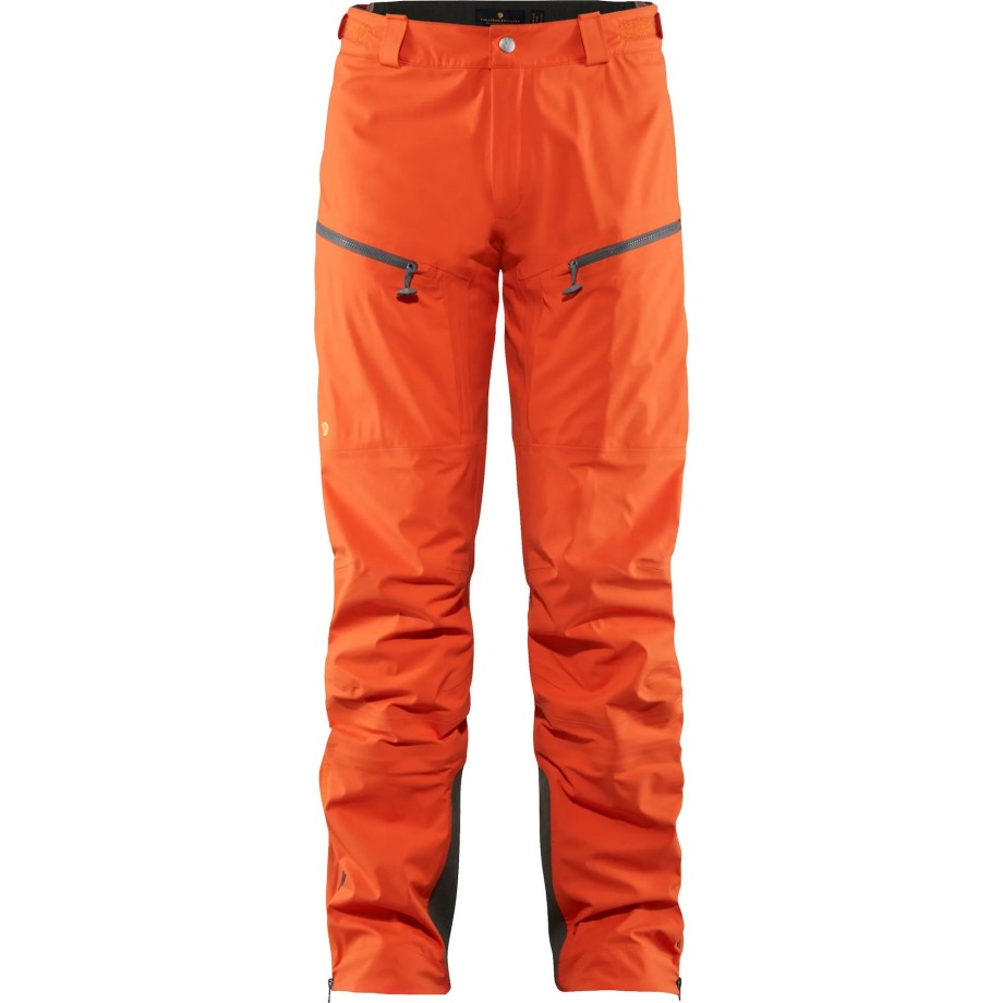 Hokkaido Orange Bergtagen Eco-Shell Trousers M Hot New - Fjällräven