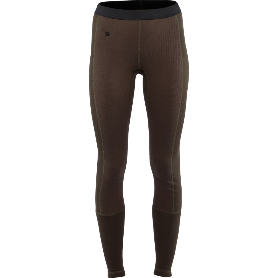Dark Olive Värmland Woolterry Long Johns W Hot New - Fjällräven
