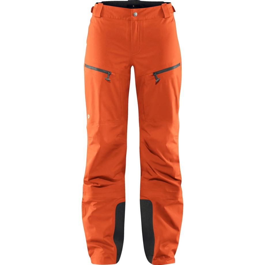 Bergtagen Eco-Shell Trousers W Hot New - Fjällräven Hokkaido Orange