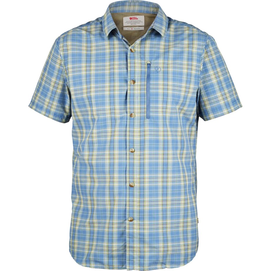 Hot New - Fjällräven Abisko Hike Shirt Ss M Blue Ridge