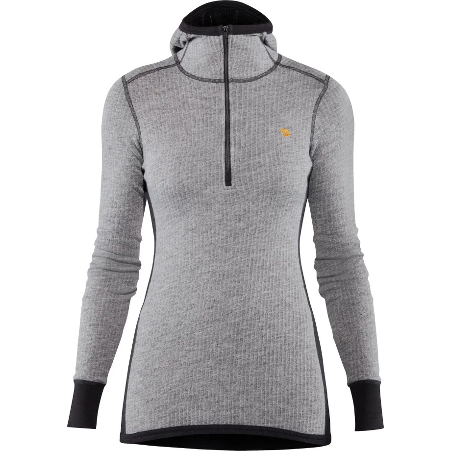 Grey Bergtagen Woolterry Hoodie W Hot New - Fjällräven