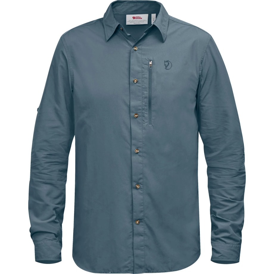 Abisko Hike Shirt Ls M Hot New - Fjällräven Dusk