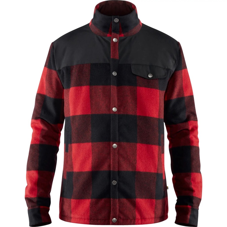 Canada Wool Padded Jacket M Hot New - Fjällräven Red