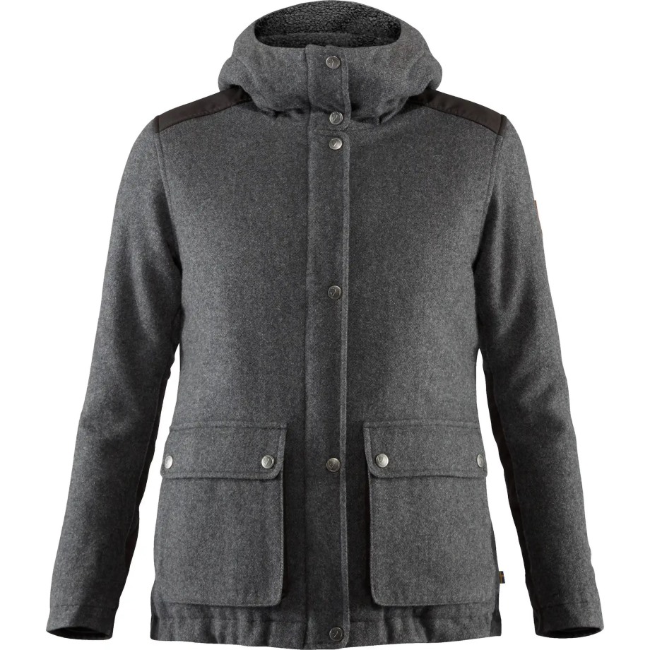 Grey Hot New - Fjällräven Greenland Re-Wool Jacket W