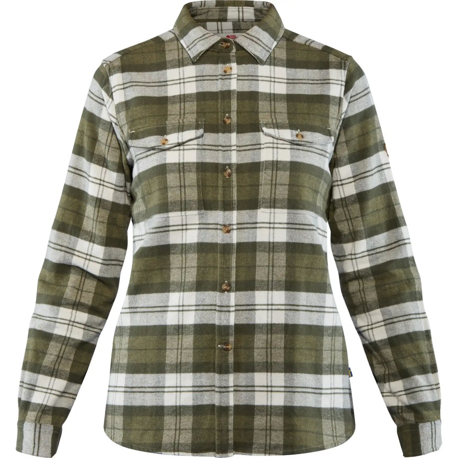 Hot New - Fjällräven Brand Green Övik Heavy Flannel Shirt W