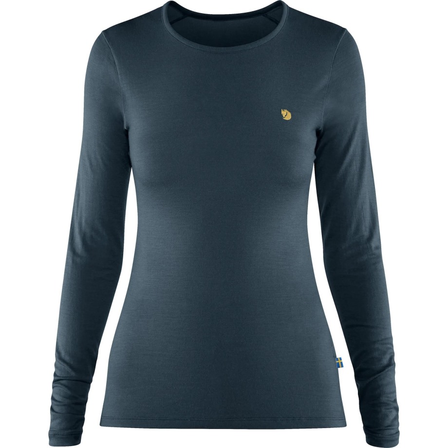 Hot New - Fjällräven Bergtagen Thinwool Ls W Mountain Blue