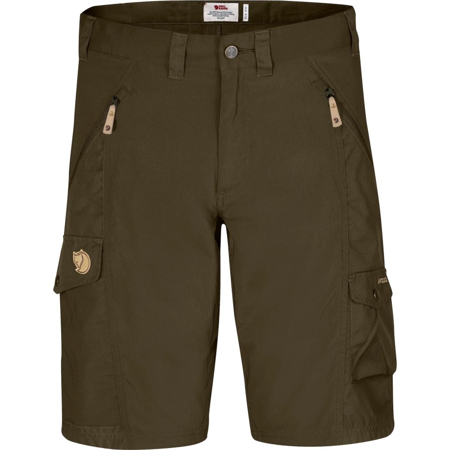 Abisko Shorts M Hot New - Fjällräven Dark Olive