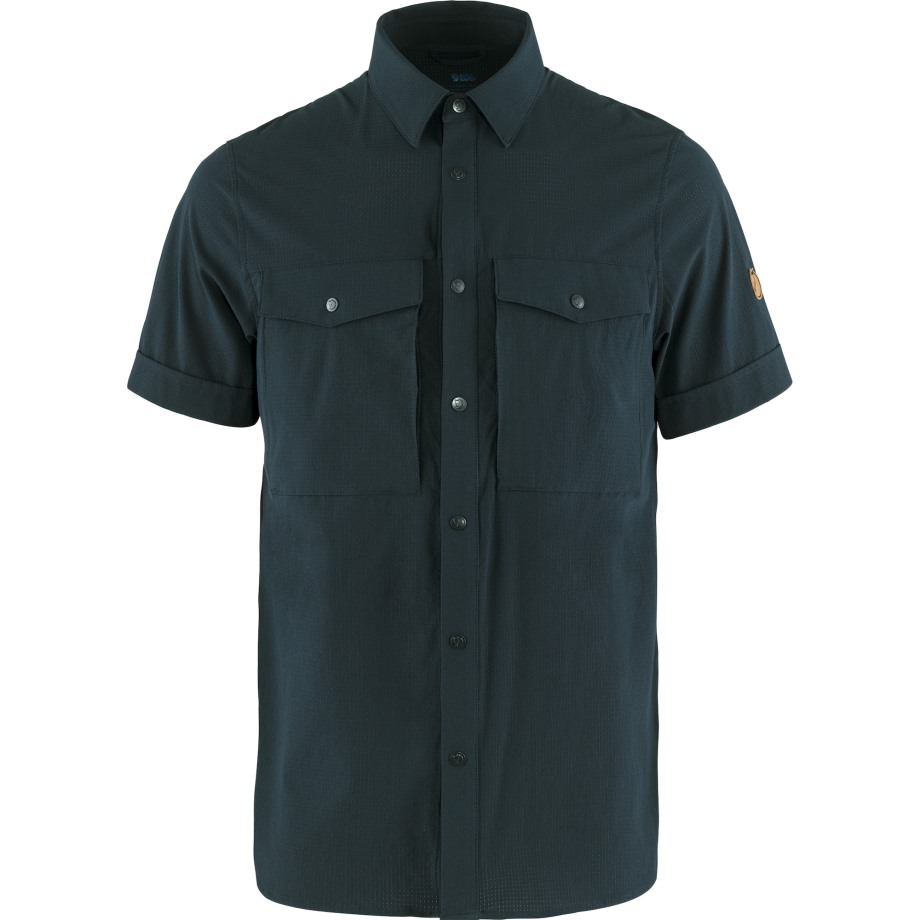 Hot New - Fjällräven Abisko Trekking Shirt Ss M Dark Navy