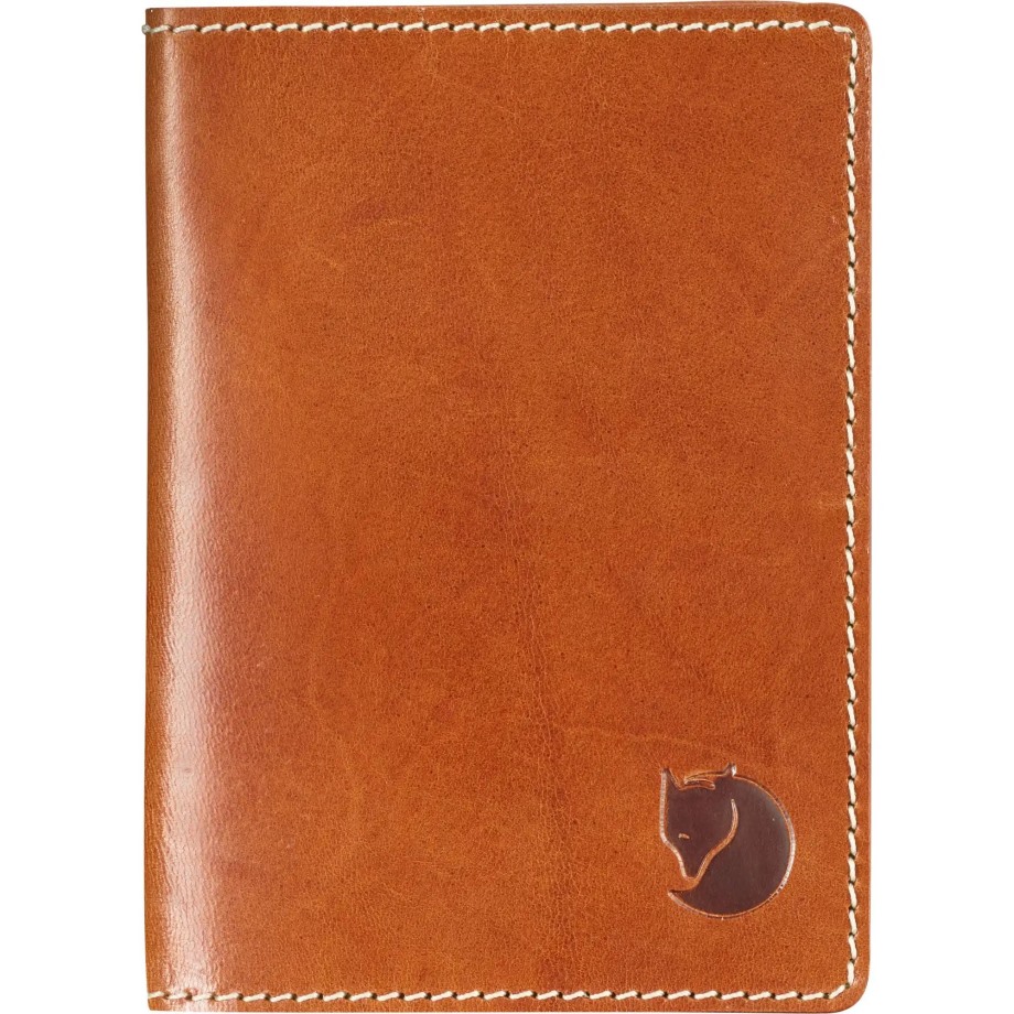 Leather Passport Cover Hot New - Fjällräven Leather Cognac
