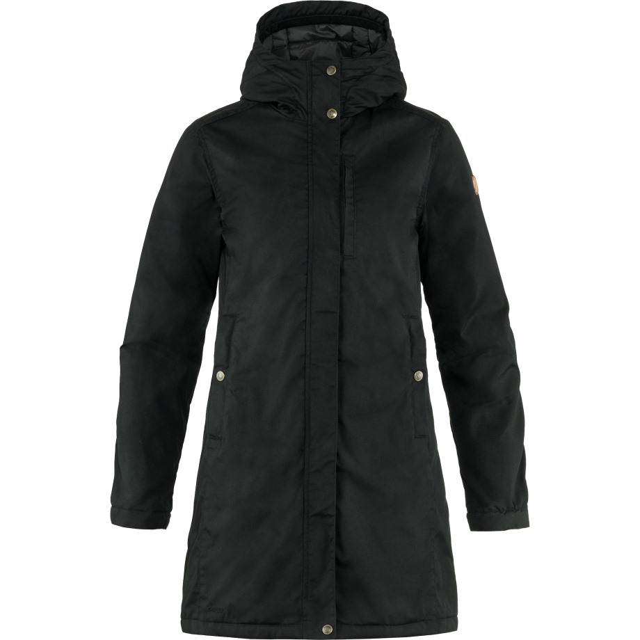 Black Hot New - Fjällräven Kiruna Padded Parka W