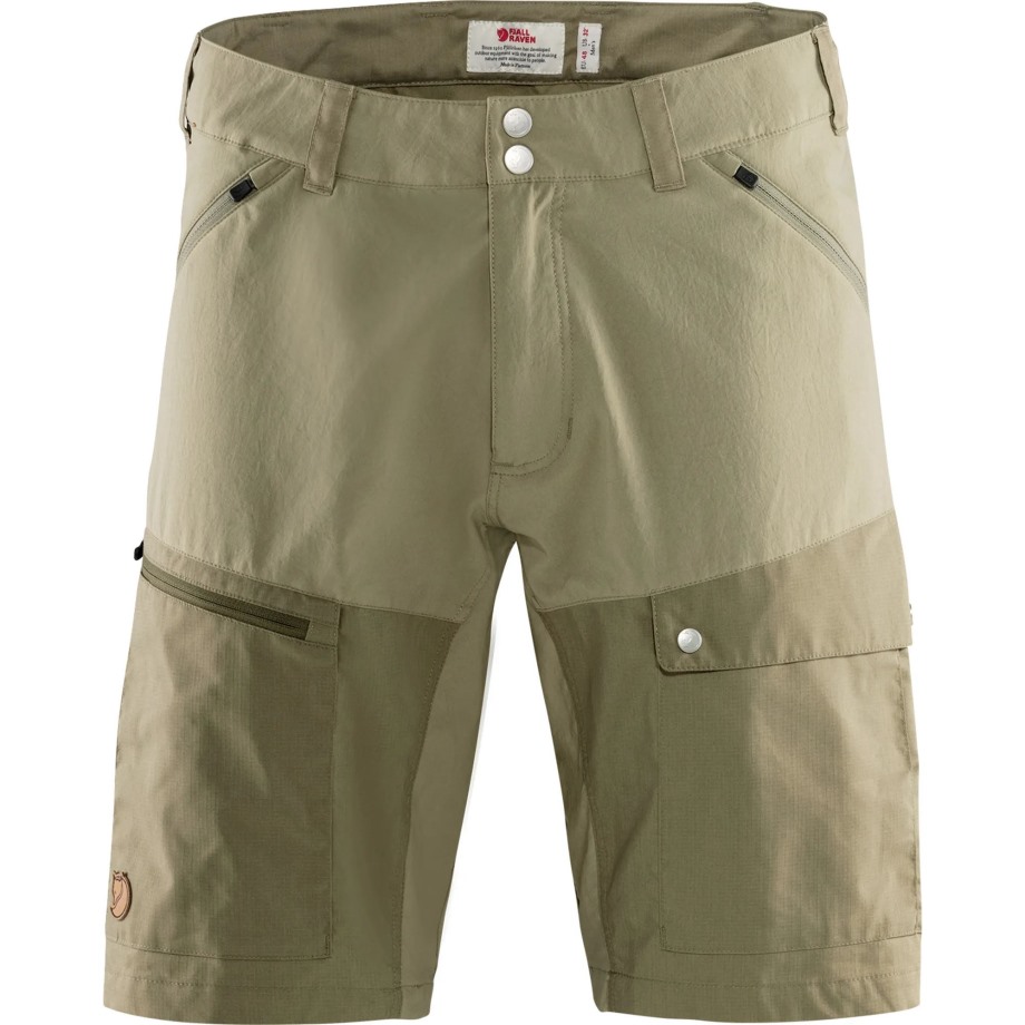 Abisko Midsummer Shorts M Savanna-Light Olive Hot New - Fjällräven