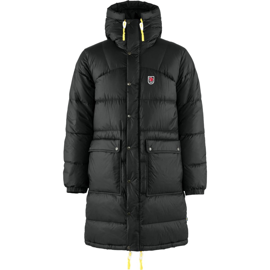 Black Expedition Long Down Parka M Hot New - Fjällräven