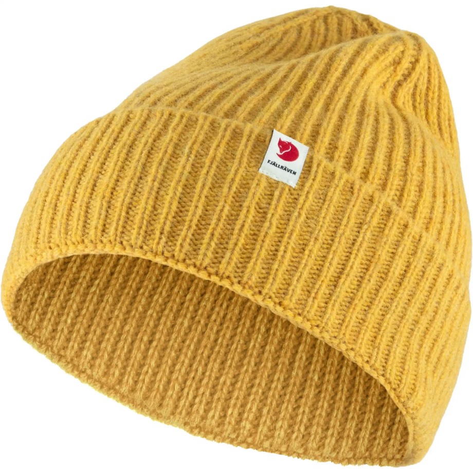 Mustard Yellow Logo Tab Hat Hot New - Fjällräven