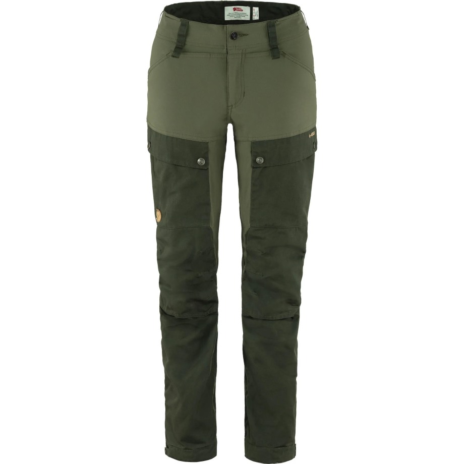 Hot New - Fjällräven Keb Trousers W Reg Deep Forest-Laurel Green