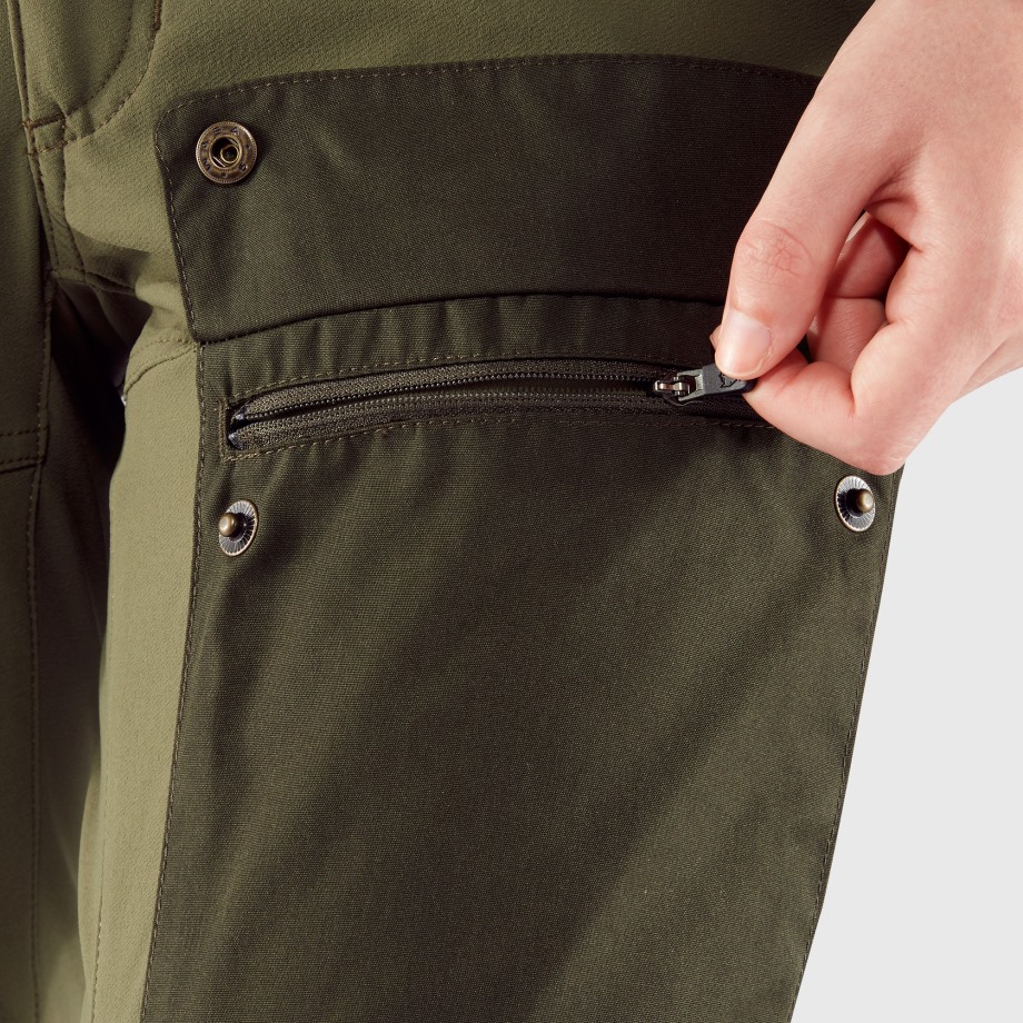 Hot New - Fjällräven Keb Trousers W Reg Deep Forest-Laurel Green