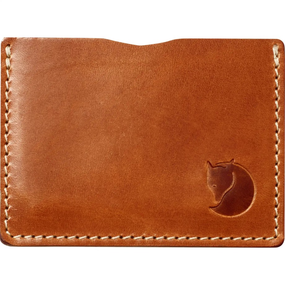Leather Cognac Hot New - Fjällräven Brand Övik Card Holder