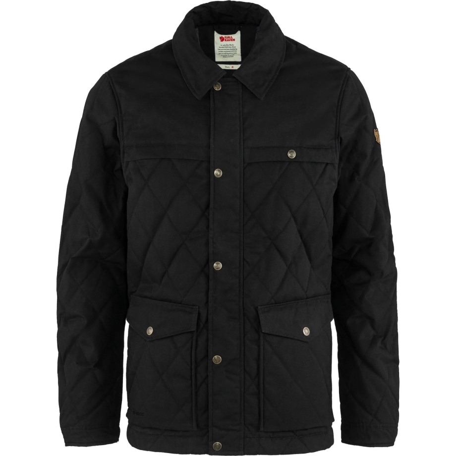 Övik Wool Padded Jacket M Hot New - Fjällräven Brand Black