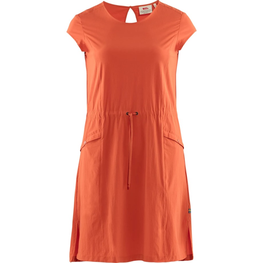 High Coast Lite Dress W Hot New - Fjällräven Rowan Red
