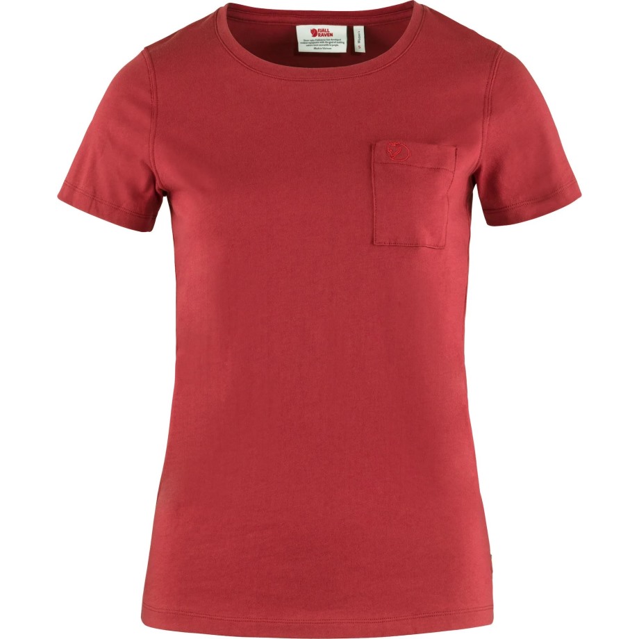 Raspberry Red Hot New - Fjällräven Brand Övik T-Shirt W