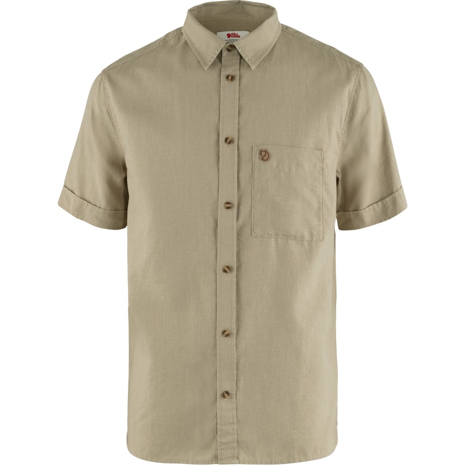 Sand Stone Övik Travel Shirt Ss M Hot New - Fjällräven