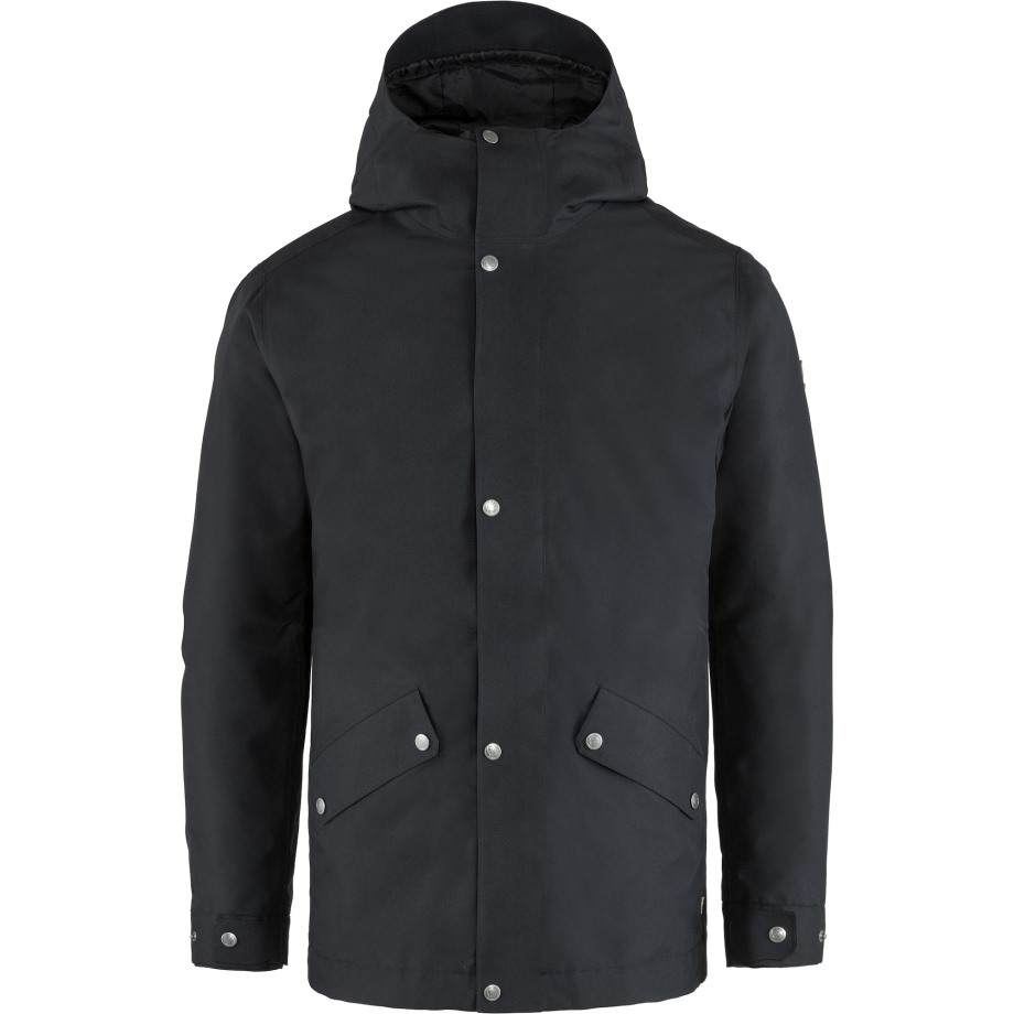 Black Visby 3 In 1 Jacket M Hot New - Fjällräven