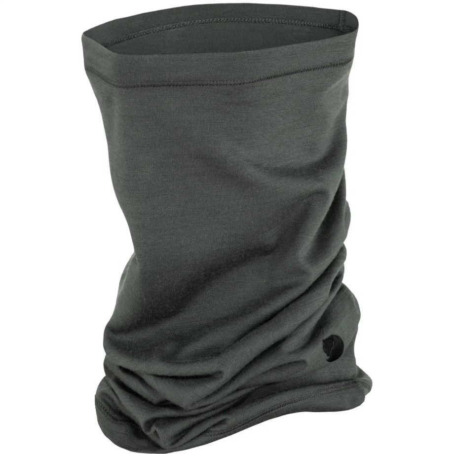 Abisko Lite Neck Gaiter Hot New - Fjällräven Basalt
