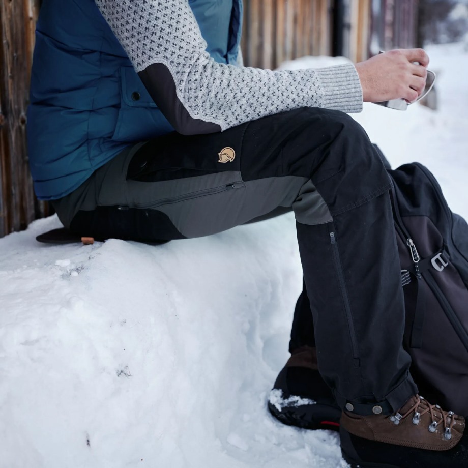 Dark Navy-Uncle Blue Hot New - Fjällräven Keb Trousers M Reg