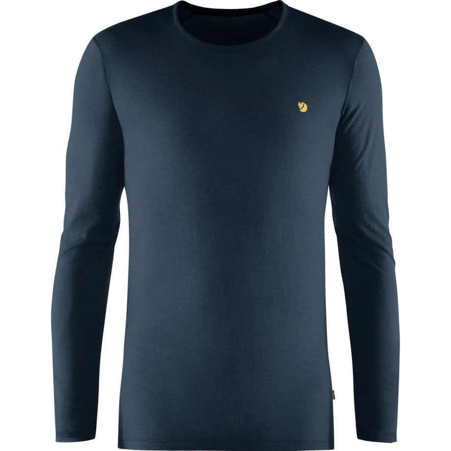 Hot New - Fjällräven Bergtagen Thinwool Ls M Mountain Blue