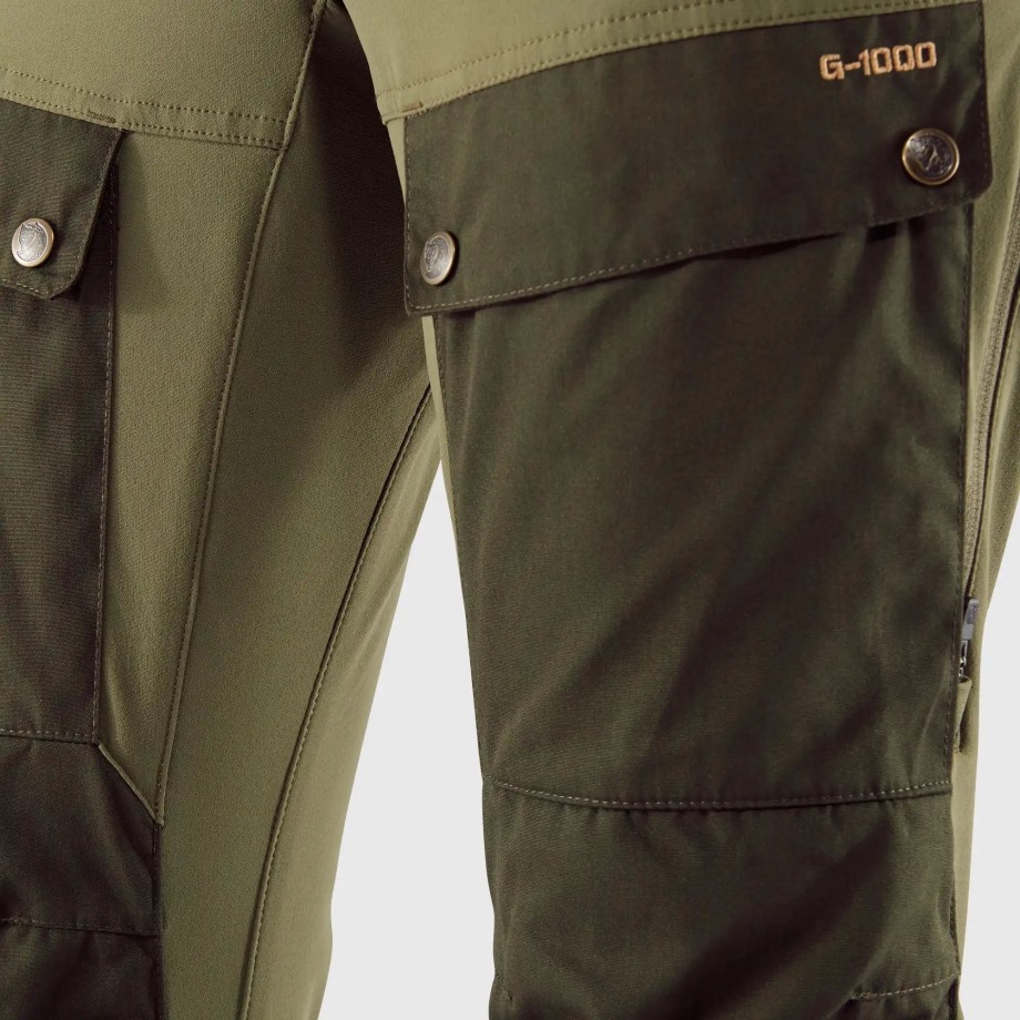 Keb Trousers W Short Hot New - Fjällräven Cabin Red-Rowan Red