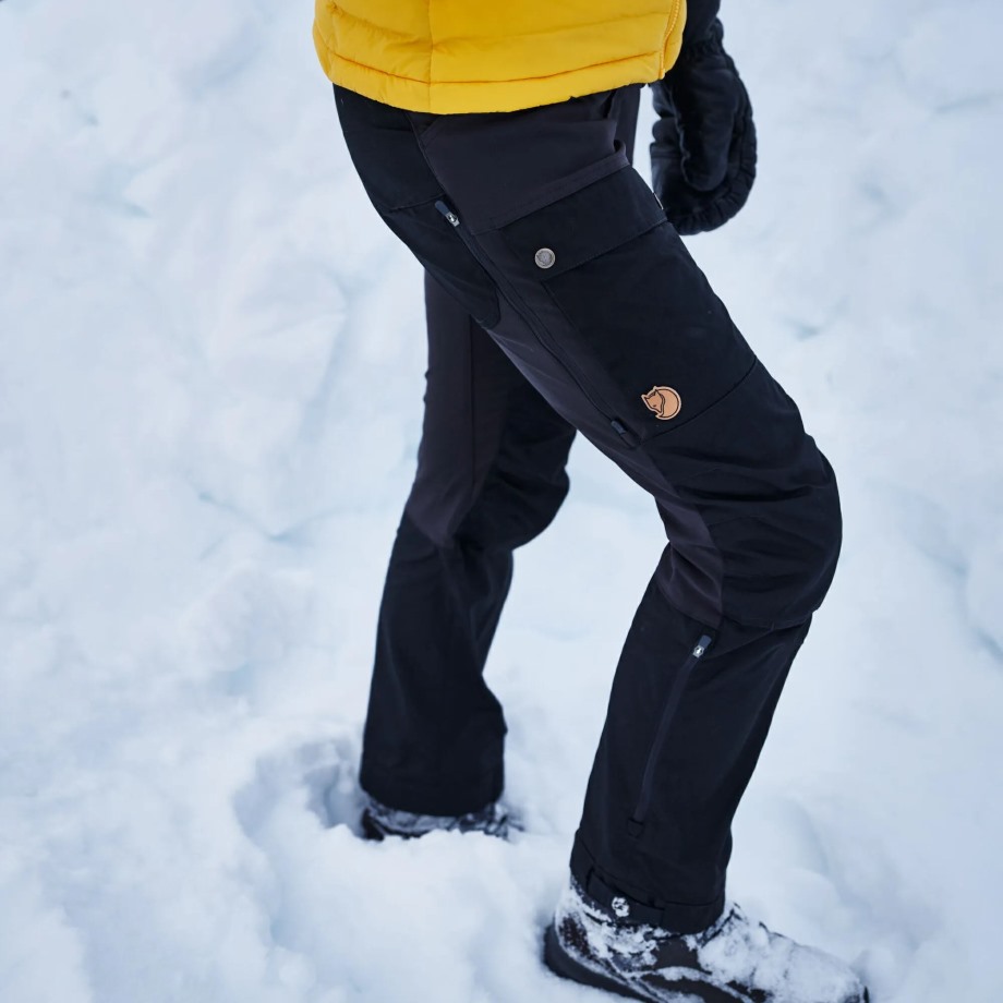 Keb Trousers W Short Hot New - Fjällräven Cabin Red-Rowan Red