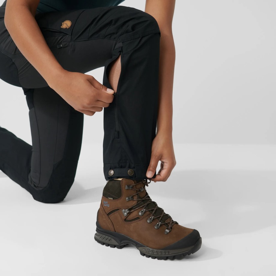 Keb Trousers W Short Hot New - Fjällräven Cabin Red-Rowan Red