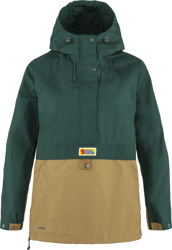 Green/Buckwheat Brown Hot New - Fjällräven Vardag Anorak W