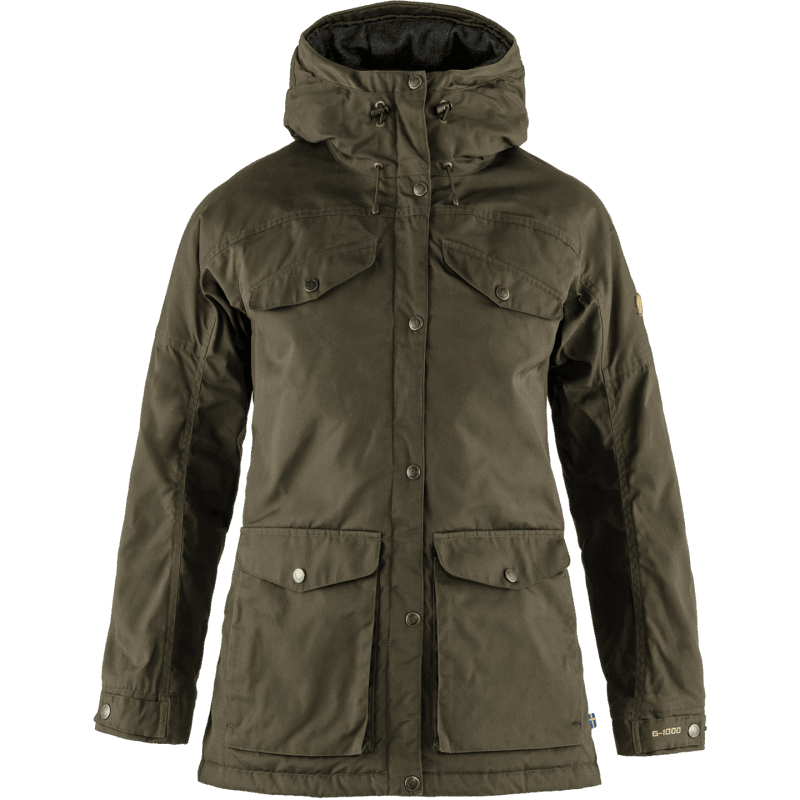 Dark Olive Hot New - Fjällräven Vidda Pro Wool Padded Jacket W