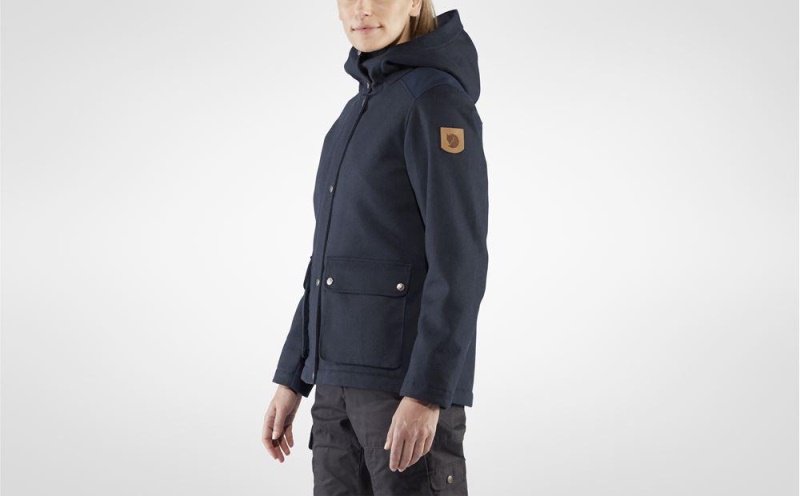 Greenland Re-Wool Jacket W - Grey Hot New - Fjällräven Grey
