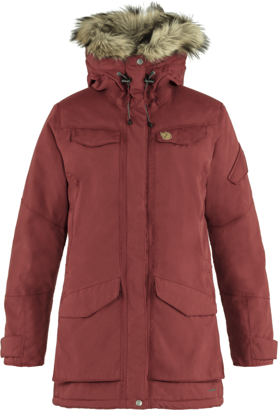Nuuk Parka W - Red Oak Hot New - Fjällräven Red Oak