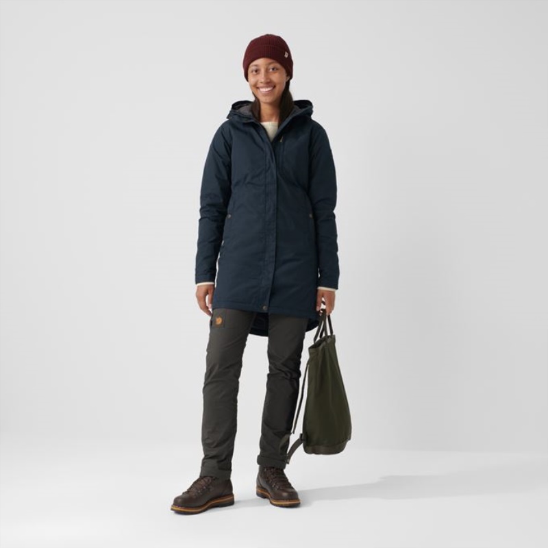 Black Hot New - Fjällräven Kiruna Padded Parka W - Black