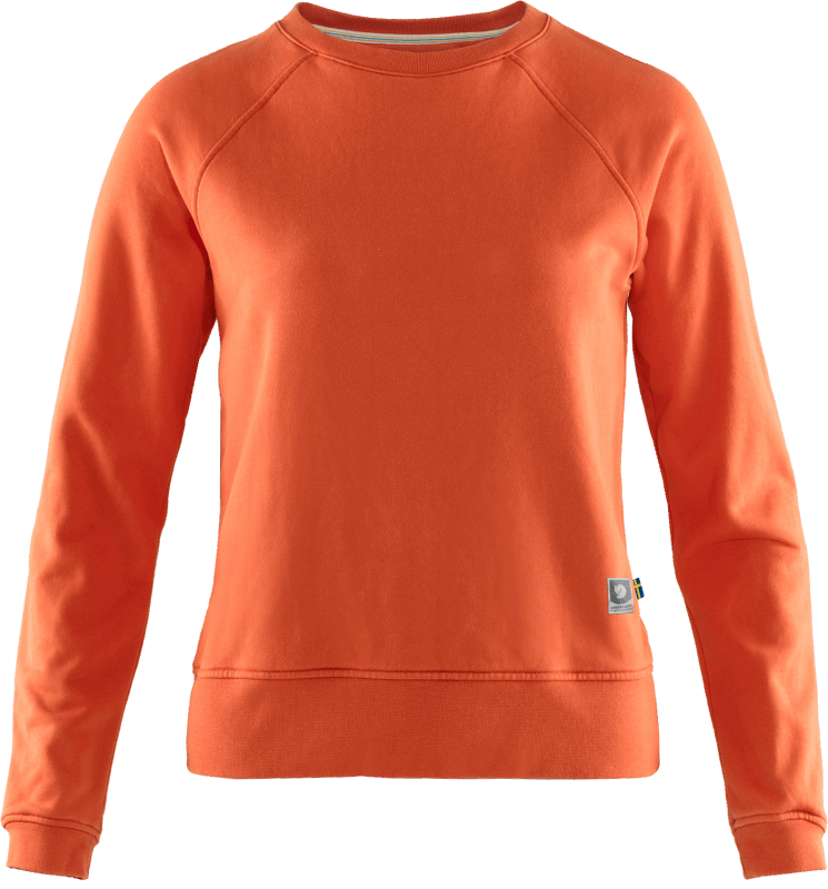 Greenland Sweatshirt W Hot New - Fjällräven Rowan Red